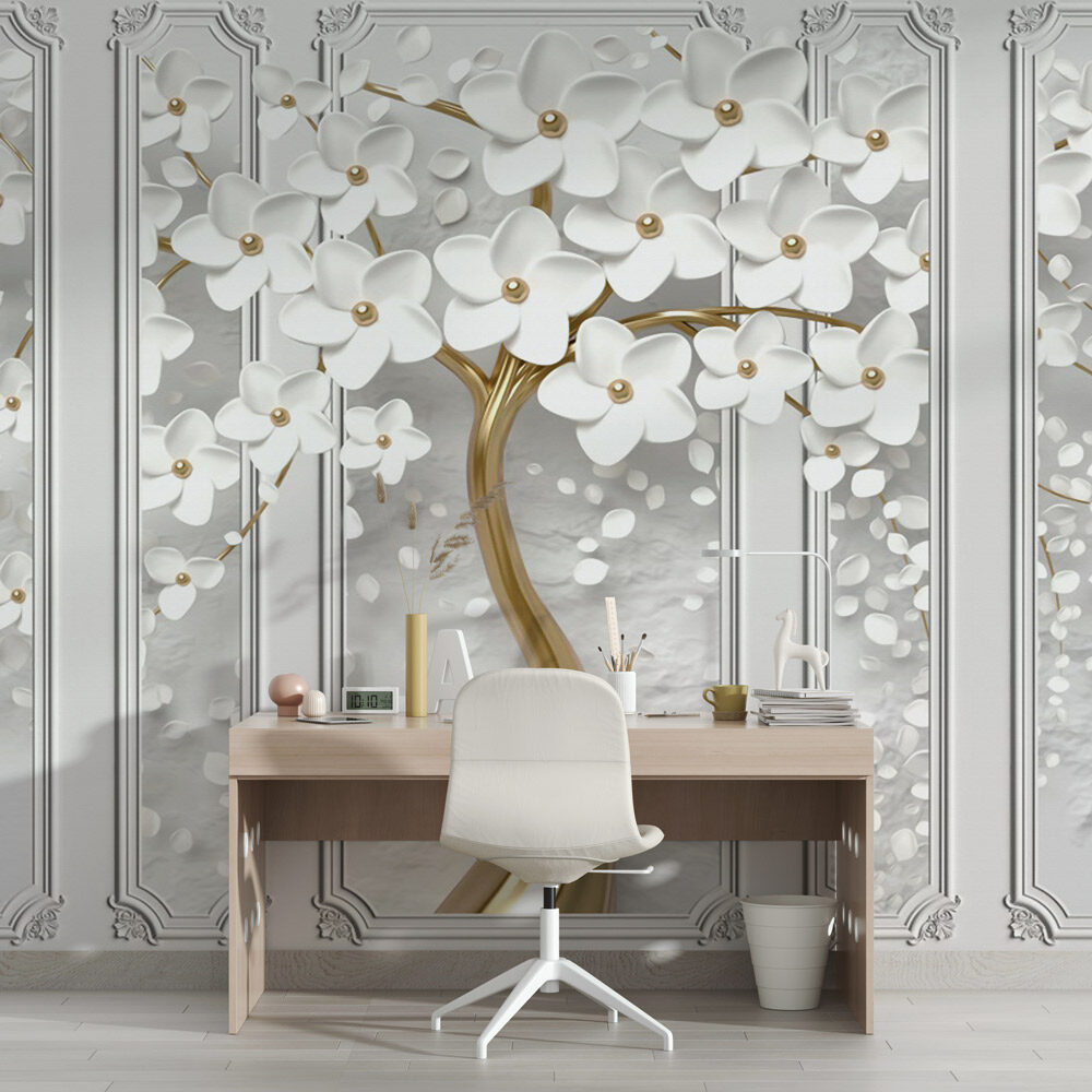 White Flowers Tree