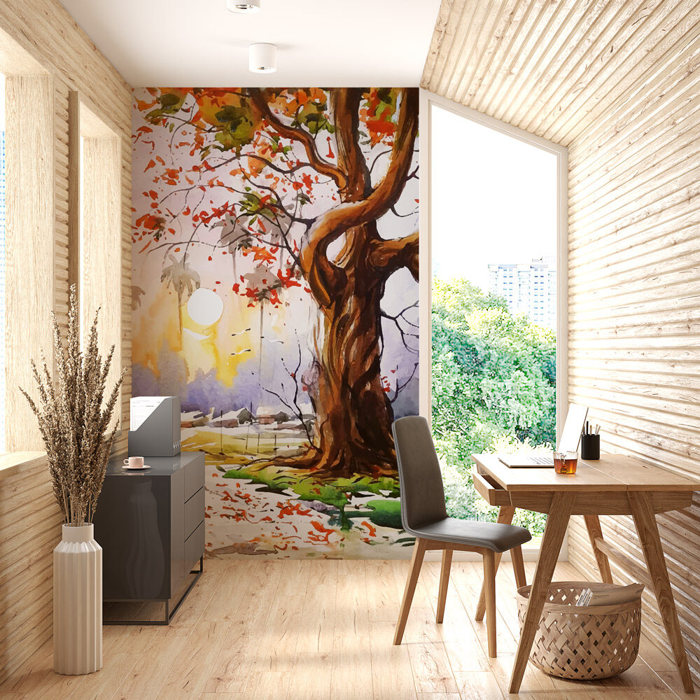 Colorful Painting Tree