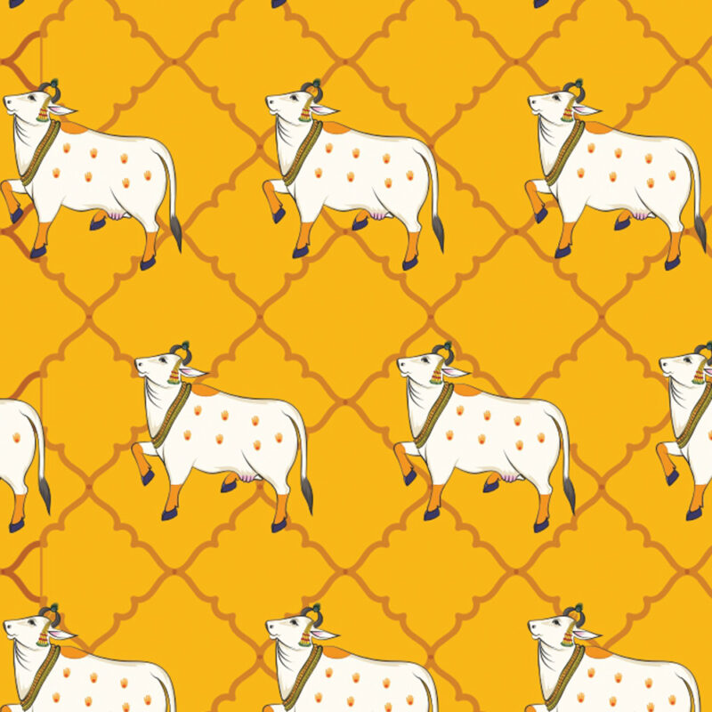 Indian Pichwai Room, wallpaper in jalandhar, wallpaper shop in