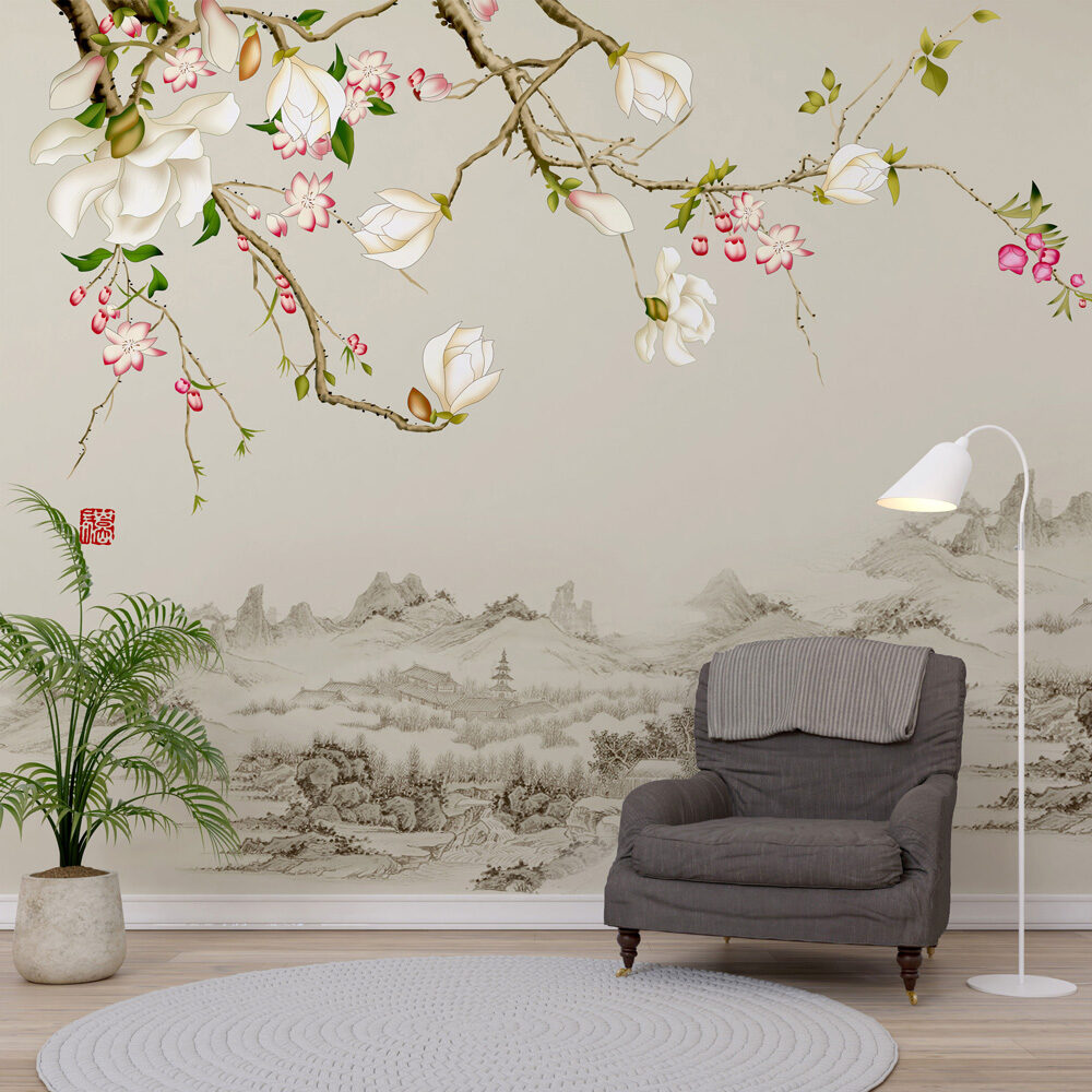 Painting Floral Wall