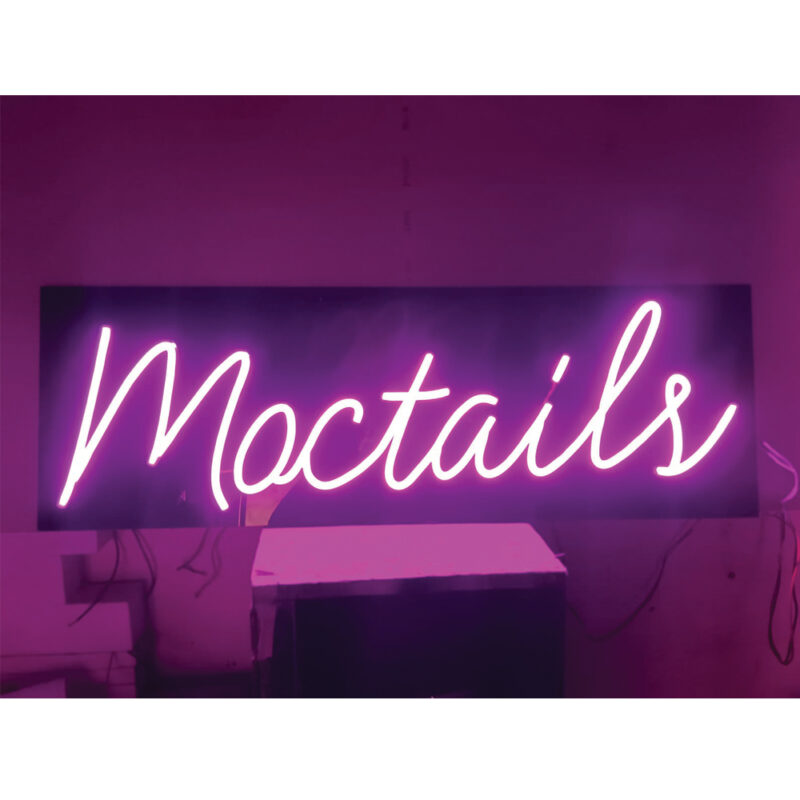 Neon Sign With Lighting - Moctails