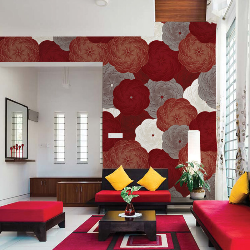 Red Flower Pattern
