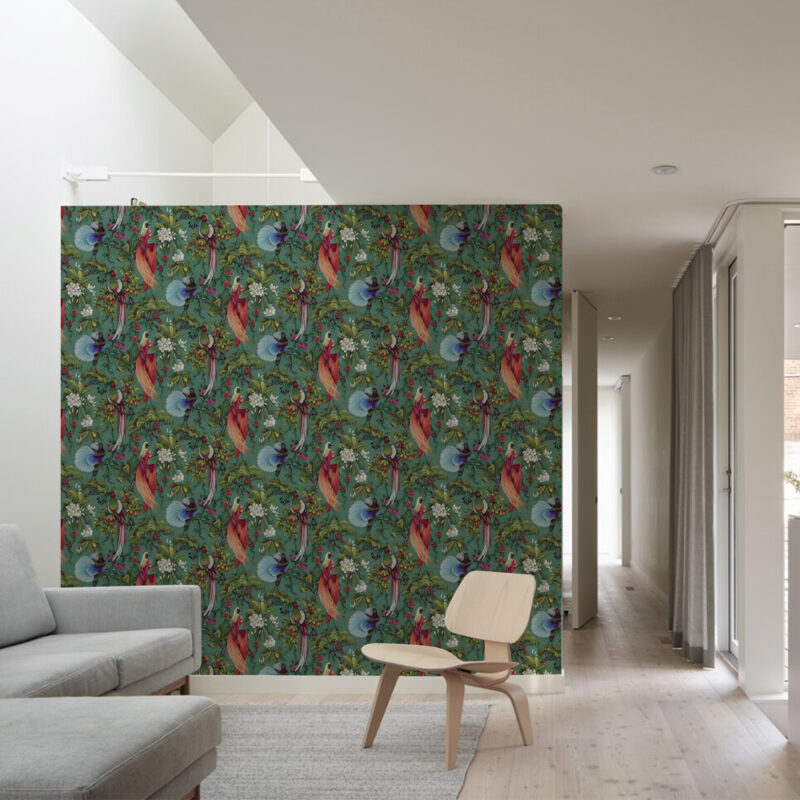 Green Peacock Pattern